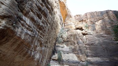 Ürdün 'ün Petra kentindeki Al Siq Kanyonu.  