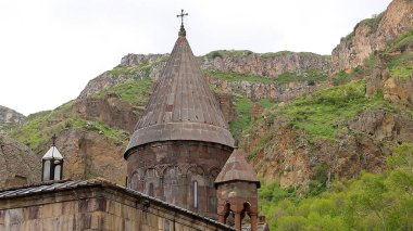 Ermenistan 'daki Geghard Tarihi ve Dünya Mirası Manastırı.