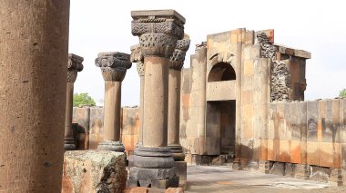 Ermeni İyonları Zvartnots Katedrali, Ermenistan.