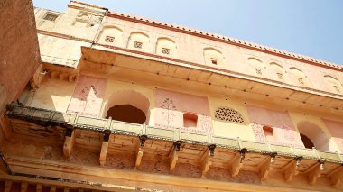 Hindistan 'ın Jaipur şehrindeki Amber Kalesi..