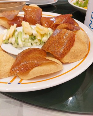 Çin Pekin Ördeği Bangkok Restoranında.