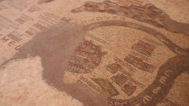 Madaba, Ürdün 'deki En Eski Coğrafi Zemin Mozaiği.