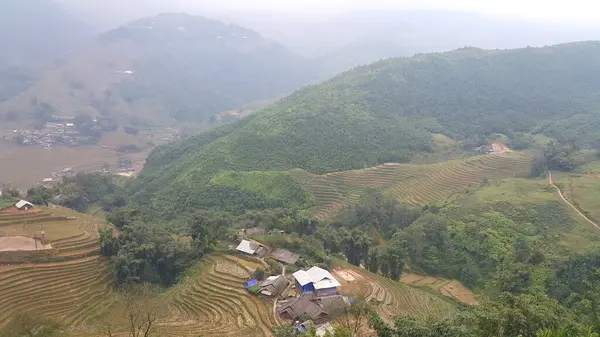 stock image Beautiful landscape of Ham Rong Mountain in Sapa, Vietnam.