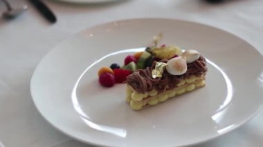 Chestnut mont Blanc Mille-Feuille, Bangkok Restoranı