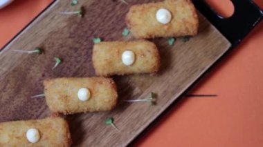 Kremalı ve Çıtır Iberico Jambonlu Kroket, İspanyol aperatifi