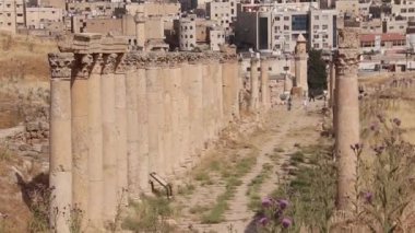 Antik Jerash şehri Ürdün 'ün en büyük ve büyüleyici Roma yeridir.
