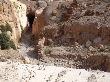 Antik uygarlıklar, Petra 'nın kumtaşı kayalıklarına muhteşem doğal kaya manzaraları kazıdılar.