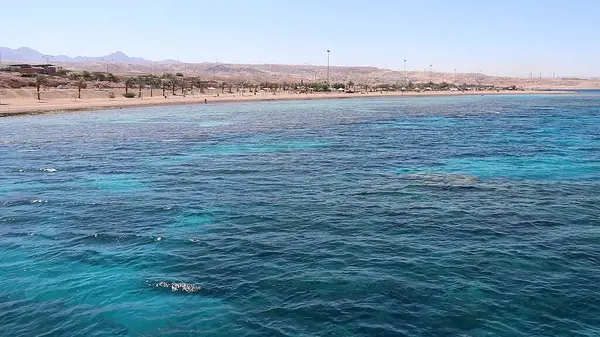 Ürdün 'ün Akabe kentindeki Kızıl Deniz' in güzel doğal manzarası