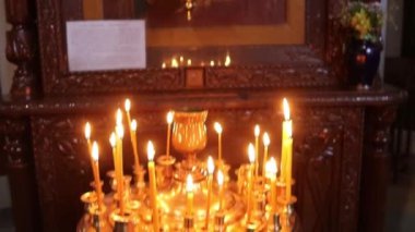 Tiflis, Gürcistan 'daki Metekhi Kilisesi' nin içi