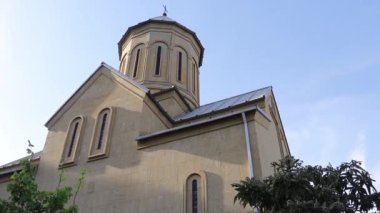 Tiflis, Gürcistan 'daki Narikala Kalesi' nde Aziz Nicholas Kilisesi