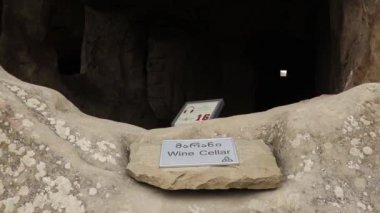 Uplistsikhe, Georgia 'daki Taş Mağaralarda Eski Şarap Deposu
