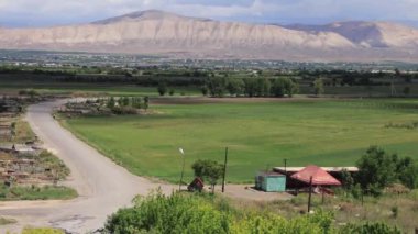 Khor Virap Manastırı 'ndan Ararat Vilayeti manzarası