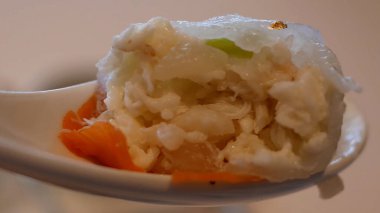 Hong Kong Dim Sum, ev yapımı ıstakoz ve deniz tarağı köftesi.. 