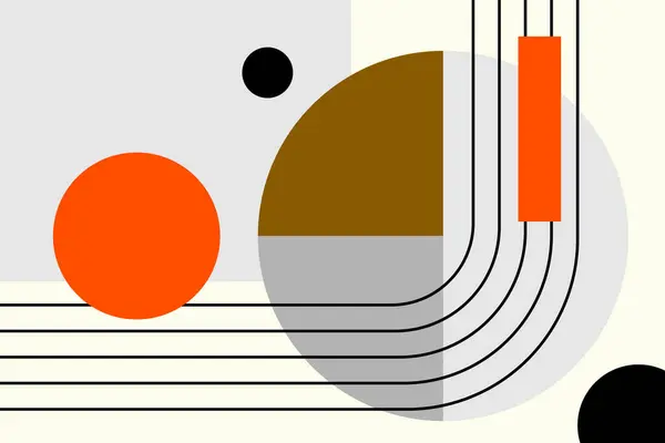 Memphis geometrik şekiller arka plan. Çember ve çizgilerle soyut arkaplan.