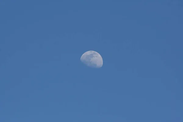Moon Blue Sky Cloud — Stock Photo, Image