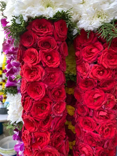Flores Bonitas Mercado — Fotografia de Stock