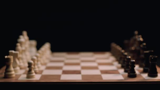Rack Focus Chess Board Arri 알렉사와 120 Fps Fps Quicktime — 비디오