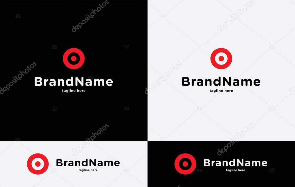 Target Brand Logo design vector art eps