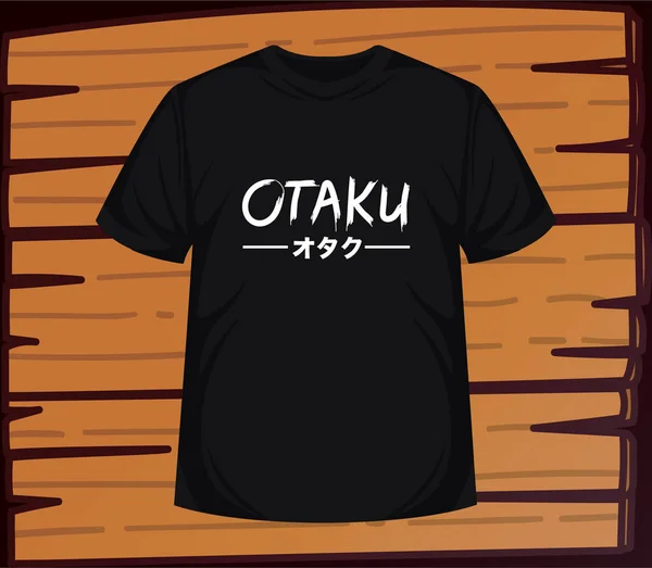 日本风格的矢量T恤衫设计 — 图库矢量图片