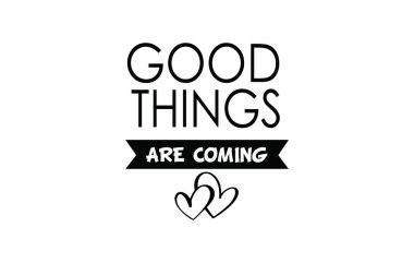 Beyaz arka planda eski dalgalı tipografi ilham verici şeyler geliyor.