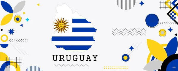 Argentinische Flagge Landesdesign Nationale Symbole Abstrakte Nationalflagge — Stockvektor