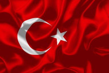 Türk bayrağı ulusal bayrak tasarımı Yüksek Kaliteli bayrak arkaplan çizimi 