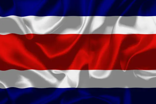 Costa Rica flag national day banner design High Quality flag background texture illustration