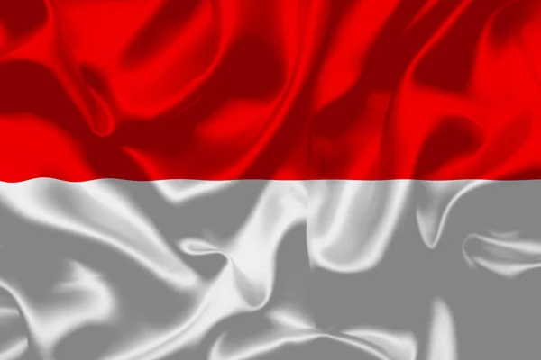 Indonésia Bandeira Nacional Dia Banner Design Alta Qualidade Bandeira Fundo — Fotografia de Stock