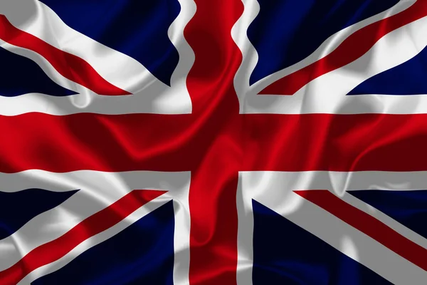 Brytyjska Flaga Narodowy Dzień Banner Design Wysoka Jakość Flaga Tło — Zdjęcie stockowe