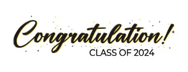 Tebrikler mezunlar. Üniversite, lise, üniversite için kutlama tasarımı.