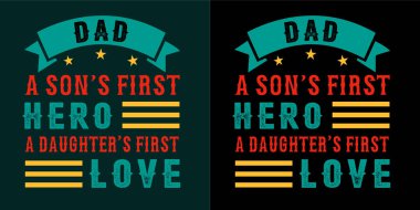 Baba Baba 'nın babalar günü izole edilmiş el çizimi tipografi tasarımı Beyaz arka planlı komik harfler