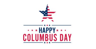 Columbus Günü Kolomb 'u gemi silueti Vektör illüstrasyon Günü arkaplan tasarımı ile kutluyor. 