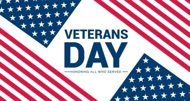 Gaziler Günü Arkaplan Tasarımı 'na hizmet eden herkesi onurlandırıyor. Banner, Poster, Tebrik Kartı. Vektör İllüstrasyonu