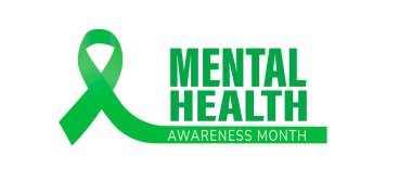 Mayıs, Zihinsel Sağlık Farkındalığı Ay sonrası tasarım, afiş illüstrasyonudur