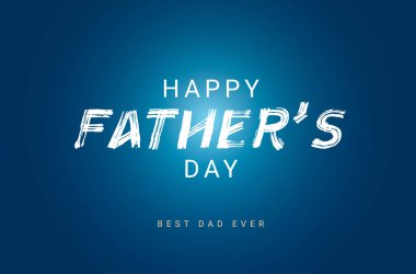 Babalar Günün kutlu olsun tebrik kartı kravatı ve vektör illüstrasyonun. Babalar Günü Kaligrafi şablonu duvar kağıdı.