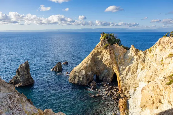 Izu Koganezaki 'nin at şeklindeki kaya oluşumları..