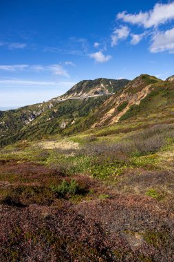 Güzel Dağ 'ın manzarası. Sonbaharda Shiga Kogen 'in yokote' si.