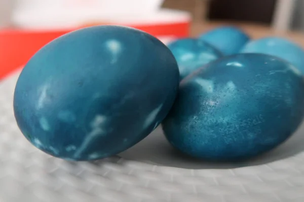 Blue Eggs Kitchen — Stock Photo, Image