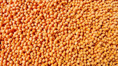 Polimer granüllerden turuncu arkaplan