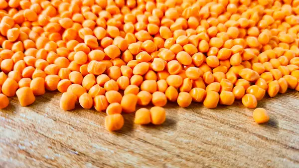 Polimer granüllerden turuncu arkaplan