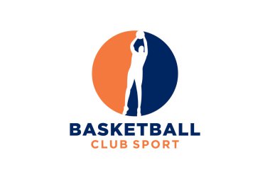 İlk harf O basketbol logosu simgesi. Sepet top logoti sembolü