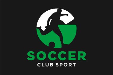 Futbolun yaratıcı geometrik modern logo tasarımlı G harfinin baş harfleri.