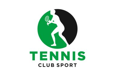 Tenis yaratıcı geometrik modern logo tasarımlı O harfinin baş harfleri.