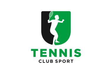 Tenis yaratıcı geometrik modern logosu olan U harfinin baş harfleri.