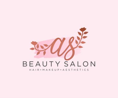 Kadınsı logo koleksiyonu şablonu gibi. İlk imzalı el yazısı logosu, düğün, moda, mücevher, butik, çiçek ve botanik, herhangi bir şirket veya işletme için yaratıcı şablona sahip..