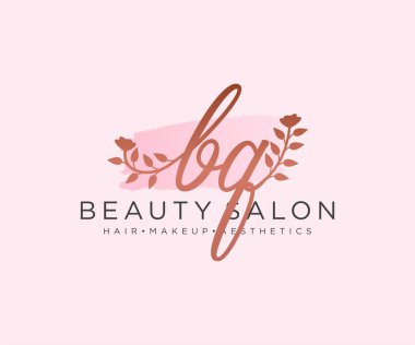 Barbekü kadın logo koleksiyonu şablonu. İlk imzalı el yazısı logosu, düğün, moda, mücevher, butik, çiçek ve botanik, herhangi bir şirket veya işletme için yaratıcı şablona sahip..