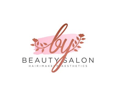 Kadınsı logo koleksiyonu şablonlarına göre. İlk imzalı el yazısı logosu, düğün, moda, mücevher, butik, çiçek ve botanik, herhangi bir şirket veya işletme için yaratıcı şablona sahip..