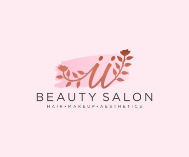 Il kadın logo koleksiyonu şablonu. İlk imzalı el yazısı logosu, düğün, moda, mücevher, butik, çiçek ve botanik, herhangi bir şirket veya işletme için yaratıcı şablona sahip..