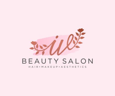 Damar yolu kadın logo koleksiyonu şablonu. İlk imzalı el yazısı logosu, düğün, moda, mücevher, butik, çiçek ve botanik, herhangi bir şirket veya işletme için yaratıcı şablona sahip..