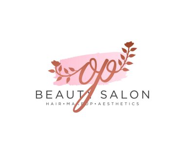 Dişi logo koleksiyonu şablonu. İlk imzalı el yazısı logosu, düğün, moda, mücevher, butik, çiçek ve botanik, herhangi bir şirket veya işletme için yaratıcı şablona sahip..